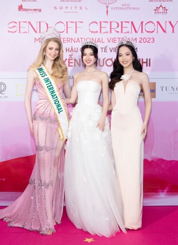 Á hậu Thảo Nhi Lê bất ngờ đến chúc mừng Phương Nhi đại diện Việt Nam chinh chiến Miss International 2023