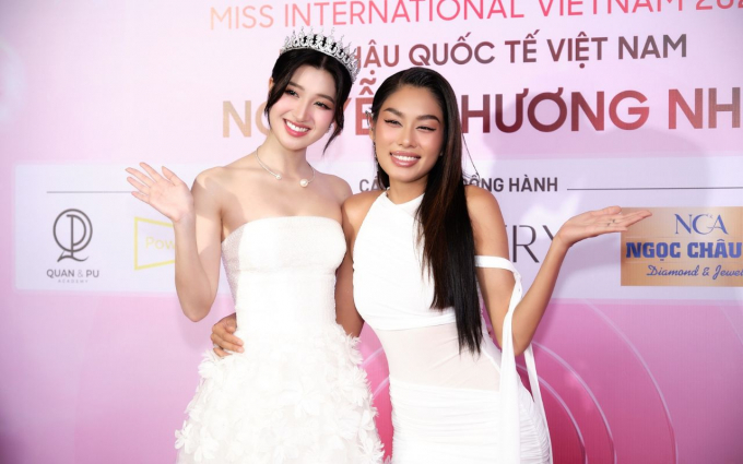 Á hậu Thảo Nhi Lê bất ngờ đến chúc mừng Phương Nhi đại diện Việt Nam chinh chiến Miss International 2023