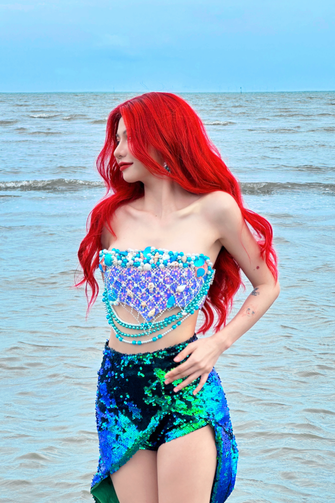 TikToker CiiN chơi lớn chi 200 triệu để bắt trend, dẫn đầu trong trào lưu hoá thân thành tiên cá Ariel