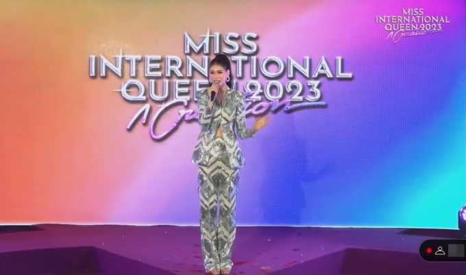 Nuốt mic bằng 2 ngôn ngữ Anh - Thái, Dịu Thảo vẫn ngậm ngùi trượt giải tài năng ở Miss International Queen 2023
