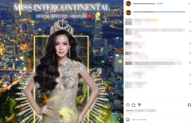 Quỳnh Châu được fan ủng hộ thi quốc tế, nối tiếp Bảo Ngọc lập cú B2B cho Việt Nam tại Miss Intercontinental