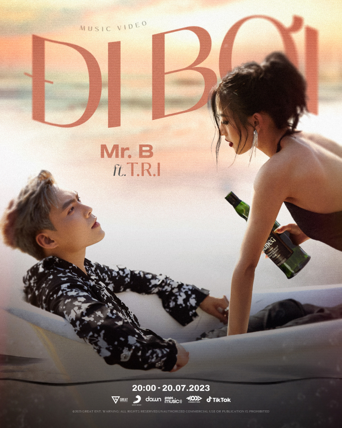 Mr. B chính thức tung poster MV Đi bơi, hứa hẹn đánh bay cái nóng mùa hè