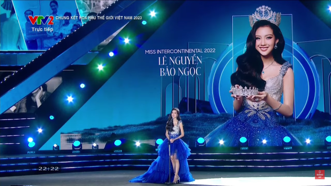 Bảo Ngọc đội lại vương miện á hậu 1 Miss World Vietnam 2022, xin lỗi khán giả vì nhiệm kỳ ồn ào