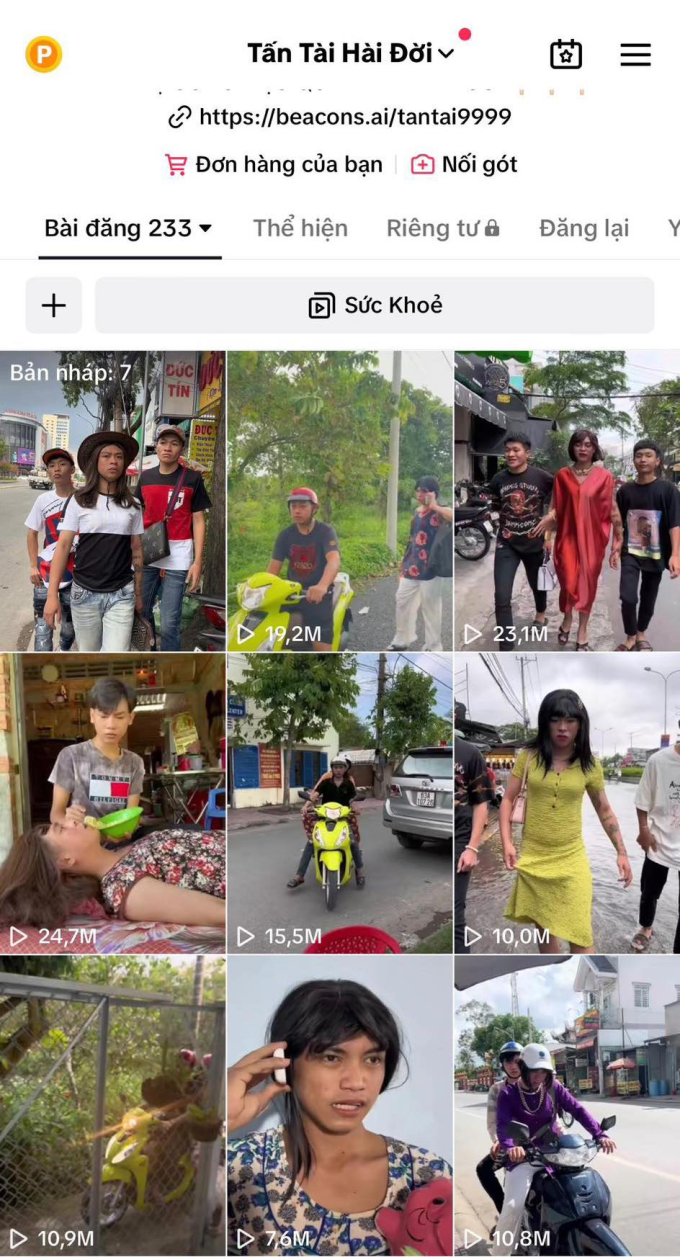 Tấn Tài Hài Đời - “Cây hài” thu hút hàng triệu view trên TikTok