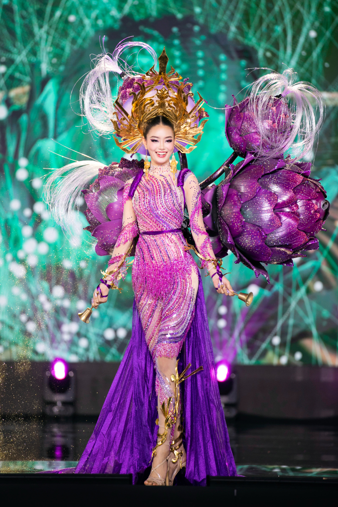 Đêm National Costume - Miss Grand Vietnam: Lê Hoàng Phương - Thùy Vi gây bão khi cùng hóa nàng Tấm