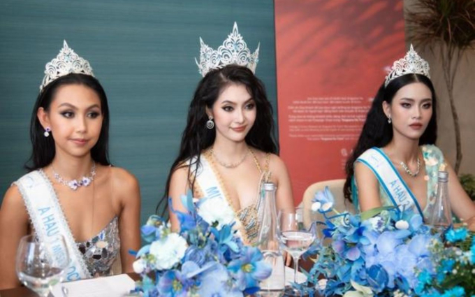 BTC Hoa hậu Đại dương ngăn Thu Uyên trả lời câu hỏi riêng tư: Đã có trường hợp của một hoa hậu không tiện nêu tên