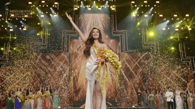 Lê Hoàng Phương đăng quang Miss Grand Vietnam - Hoa hậu Hòa bình Việt Nam 2023