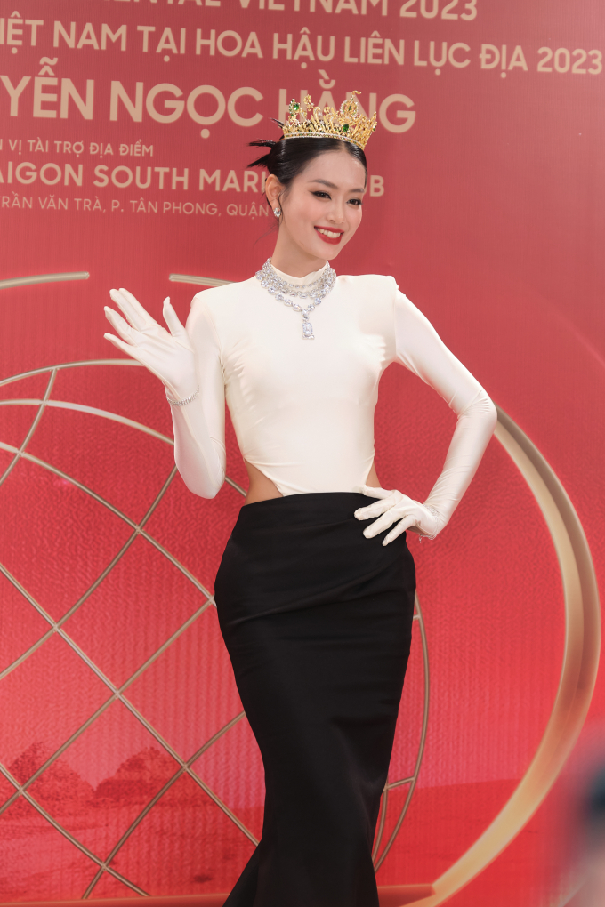 Thiên Ân - Phương Nhi cùng dàn hậu khoe sắc rạng rỡ, cổ vũ Ngọc Hằng trong buổi Send Off Miss Intercontinental 2023