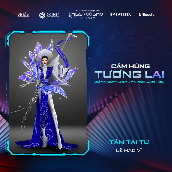 Đờn ca tài tử, cá sấu Năm Chèo, khăn rằn hội tụ trong loạt thiết kế văn hóa dân tộc tại Miss Cosmo Vietnam 2023