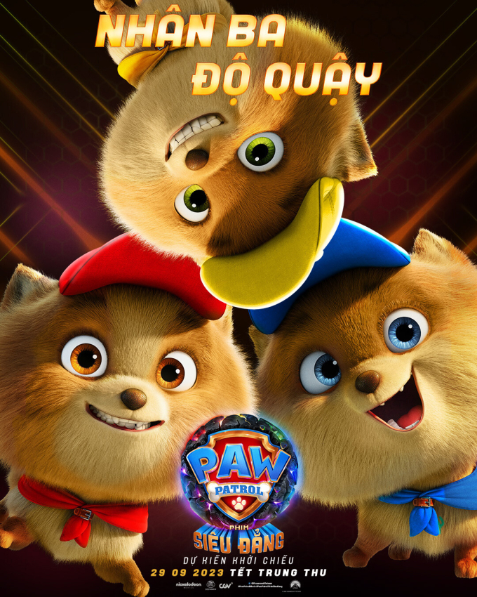 Paw Patrol: Phim siêu đẳng hé lộ dàn cún cưng siêu ngầu, đổ bộ rạp chiếu dịp Tết Trung thu