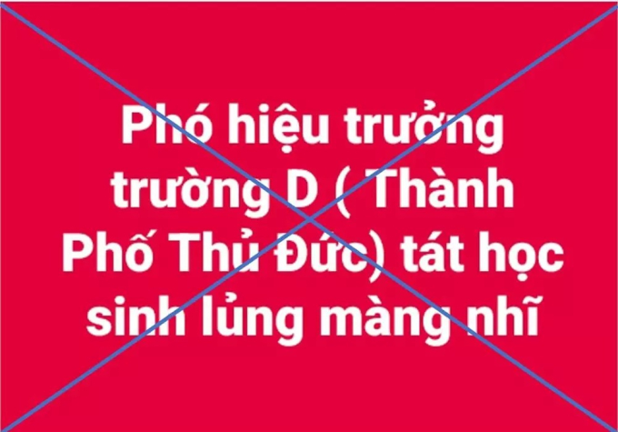 Nam sinh TPHCM bị phó hiệu trưởng tát ù tai vì hút thuốc lá điện tử