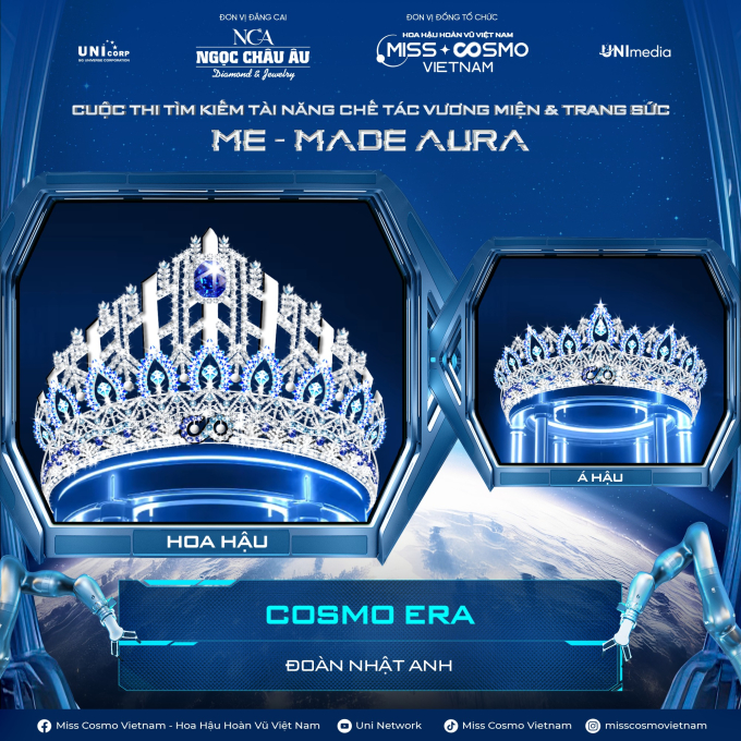 Khởi động cuộc thi thiết kế vương miện dành cho Hoa hậu Hoàn vũ Việt Nam 2023 với chủ đề “Me - Made Aura”