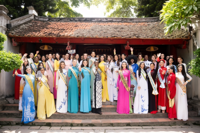 Dàn thí sinh Miss Grand International 2023 nói gì khi lần đầu diện áo dài Việt Nam?