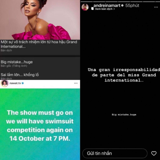 Á hậu 2 Miss Universe 2022 chê bai Miss Grand: Để thí sinh bị té khi diễn bikini là vô trách nhiệm