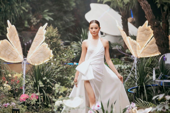 Ngọc Châu, Thảo Nhi Lê đọ sắc trong bộ sưu tập áo cưới của Lê Thanh Hòa