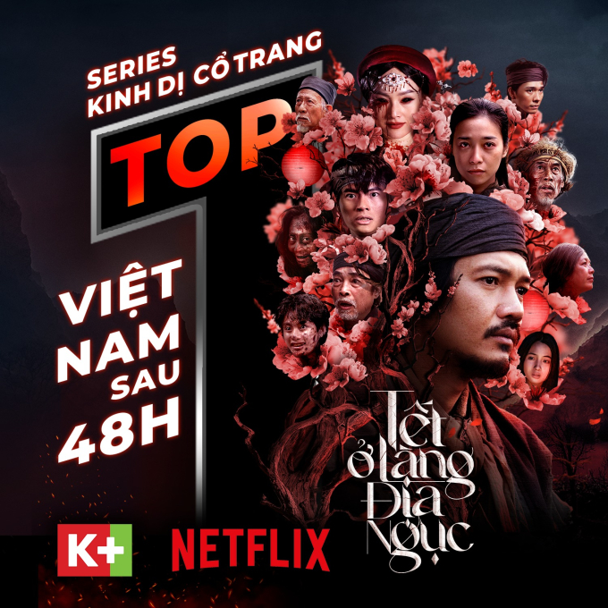 Đứng đầu bảng xếp hạng Netflix và K+ 2 tuần liên tiếp, “Tết ở làng Địa Ngục” xác nhận sẽ có phần 2