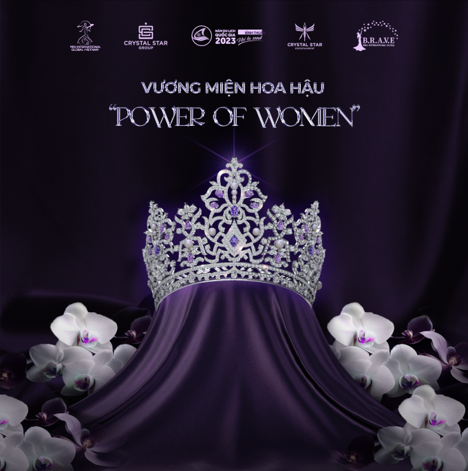 Cận cảnh vương miện Power Of Women dành cho tân hoa hậu Mrs International Global Vietnam 2023