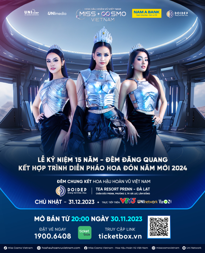 Chung kết Miss Cosmo Vietnam 2023: Tân hoa hậu đăng quang cùng màn trình diễn pháo hoa bùng nổ