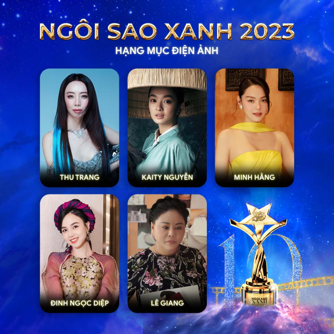 Bức tranh màn ảnh Việt 2023 nhìn từ loạt đề cử tại Ngôi sao xanh lần thứ 10: Đa màu sắc, nhiều đột phá