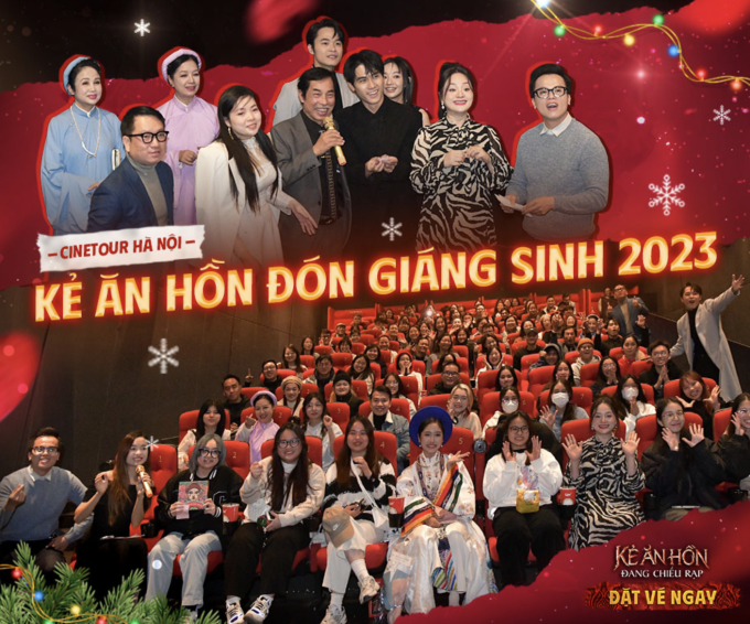 Miệt mài cinetour xuyên giáng sinh từ Nam ra Bắc, Kẻ ăn hồn lọt top 7 phim Việt trên 50 tỷ trong năm 2023