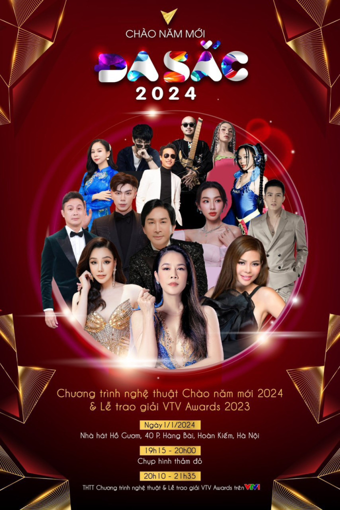 Chương trình Chào năm mới 2024: Đại nhạc hội rực rỡ sắc màu