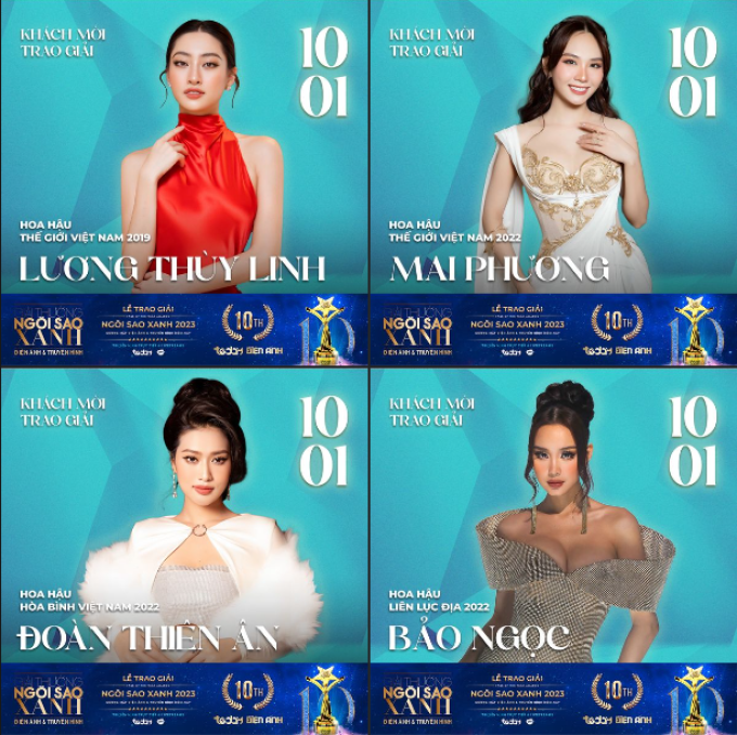 Dàn sao quốc tế cùng nghệ sĩ Việt lên lịch hội ngộ tại lễ trao giải Ngôi sao xanh - ATA 2023