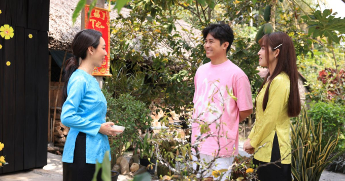 Thu Trang - Tiến Luật đưa con trai về quê ăn Tết, Puka - Gin Tuấn Kiệt lần đầu đóng chung phim hậu đám cưới