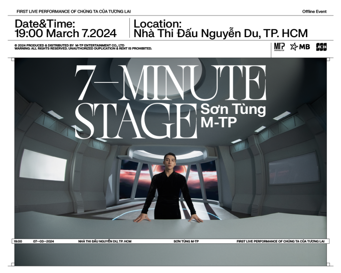 Sơn Tùng M-TP công bố show diễn 7-MINUTE STAGE khiến hội fan Sky bấn loạn