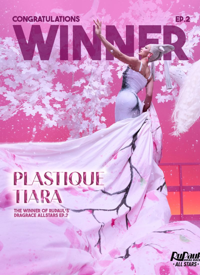 Drag Queen gốc Việt - Plastique Tiara hô vang “Việt Nam”, giành chiến thắng đầu tiên tại RuPauls Drag Race All Stars