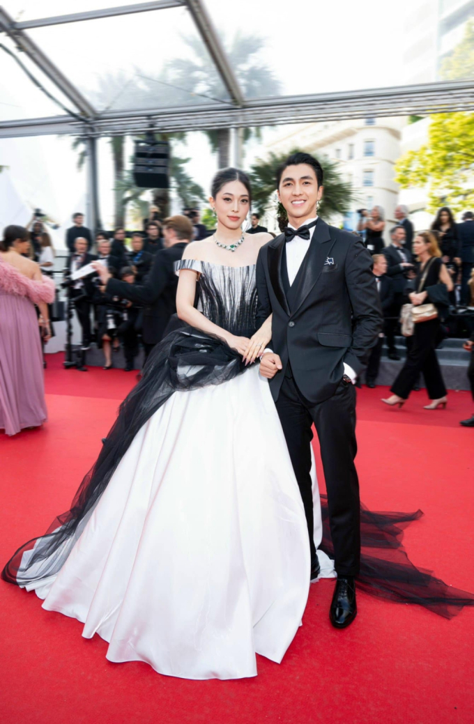 Vợ chồng Bình An - Phương Nga lần đầu lên thảm đỏ Liên hoan phim Cannes