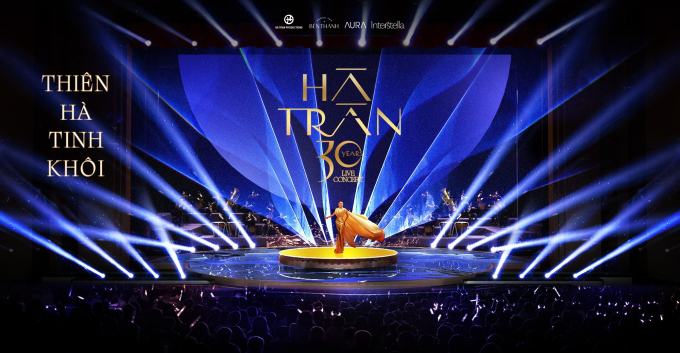 Diva Hà Trần “gây choáng” với sân khấu dàn dựng trên mặt nước cho live concert Thiên hà tinh khôi