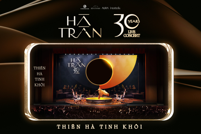 Diva Hà Trần “gây choáng” với sân khấu dàn dựng trên mặt nước cho live concert Thiên hà tinh khôi