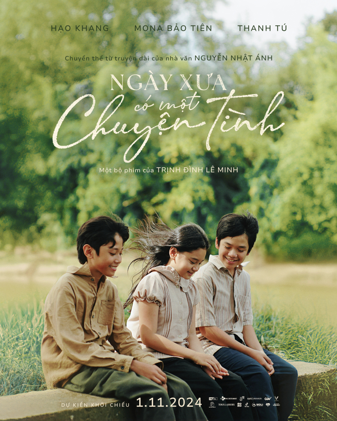 Poster 3 diễn viên nhí của Ngày xưa có một chuyện tình: visual trong veo, đáng yêu và thẹn thùng đốn tim khán giả