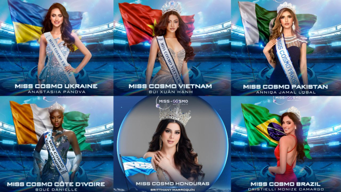 Thế vận hội sắc đẹp Miss Cosmo 2024 đã có 82 quốc gia giữ bản quyền, 24 đại diện đầu tiên được công bố