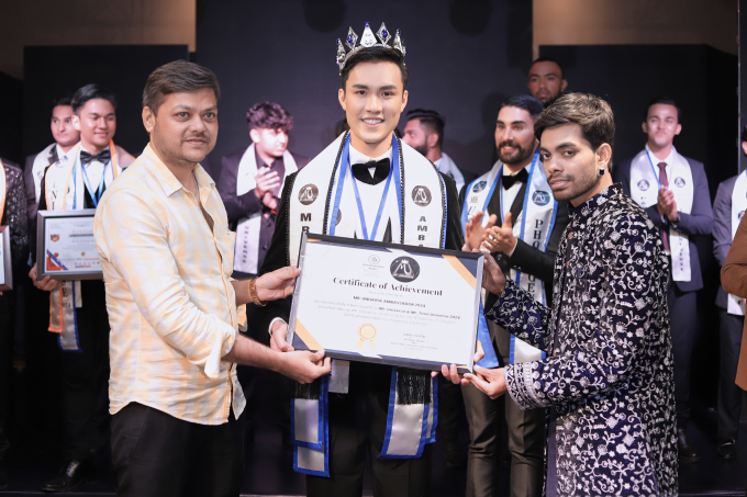 Á vương Tyler Bùi thắng 2 giải phụ, giành danh hiệu Mr Universe Ambassador tại Nam vương Hoàn vũ