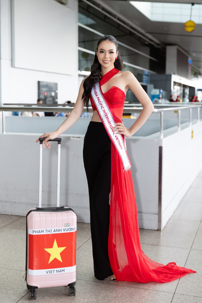 Á hậu Ánh Vương lên đường sang Philippines chinh phục vương miện Miss Asia Pacific International 2024