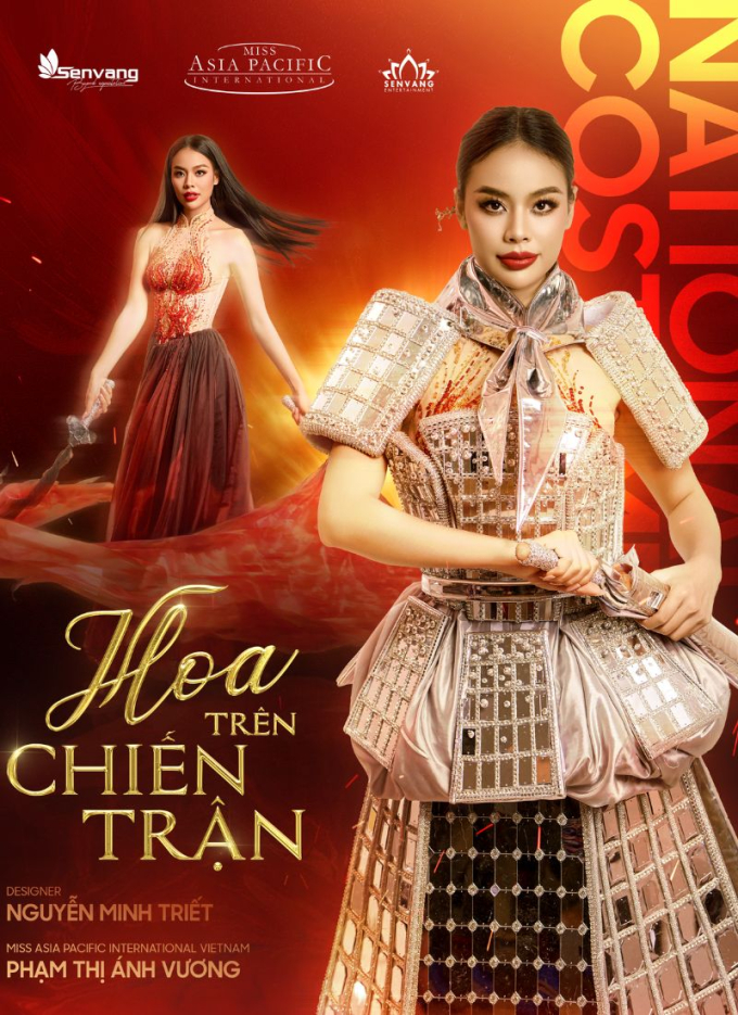 Á hậu Ánh Vương thắng giải Best National Costume tại Miss Asia Pacific International 2024