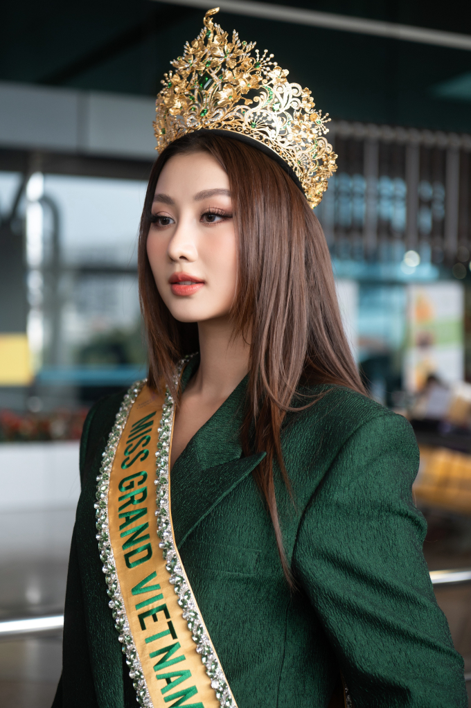 Hoa hậu Quế Anh bay sang Campuchia, chính thức nhập cuộc thi Miss Grand International 2024