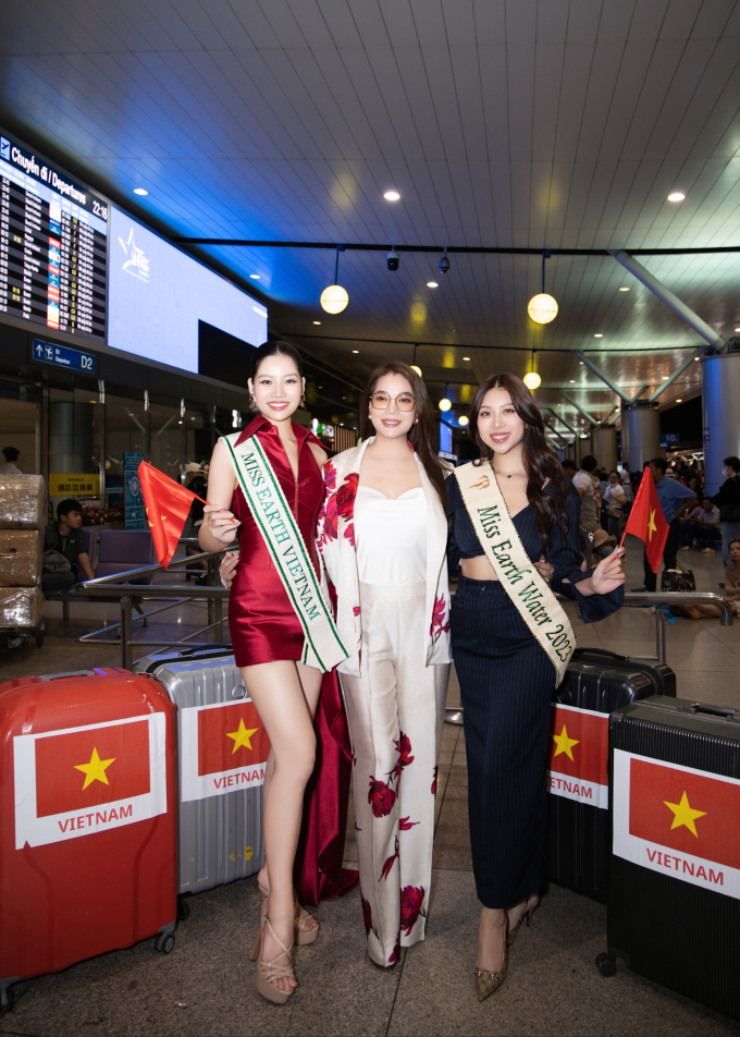 Cao Ngọc Bích lên đường dự thi Miss Earth 2024, được các đàn chị dặn dò kỹ lưỡng khi chinh chiến quốc tế