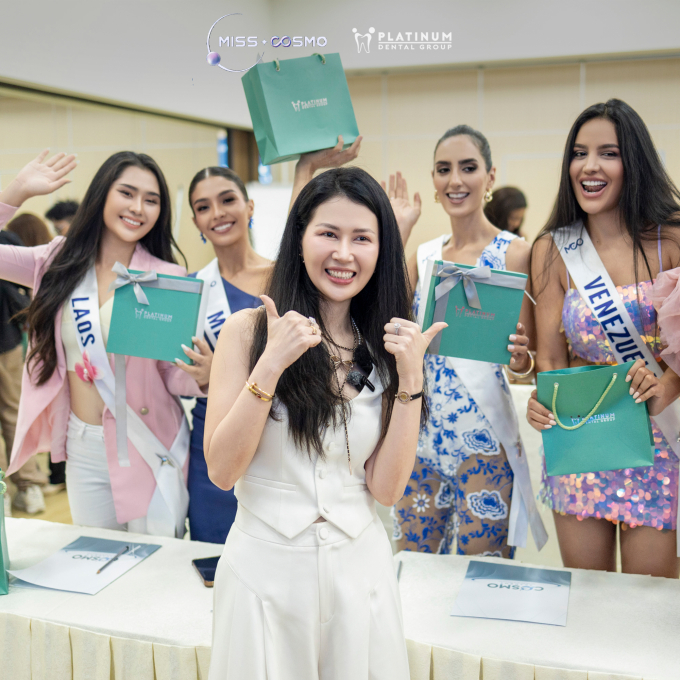 Cố vấn nha khoa thẩm mỹ của Miss Cosmo 2024 chia sẻ bí quyết chăm sóc răng miệng cùng dàn thí sinh