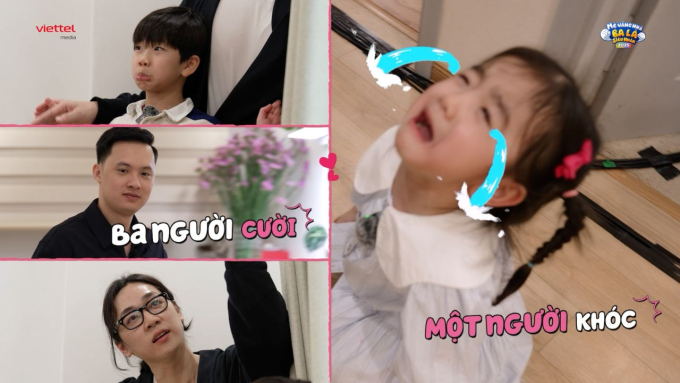 Mẹ vắng nhà, Ba là siêu nhân: Bé Bún gào khản cả giọng vì tưởng mình thật sự “tàng hình”