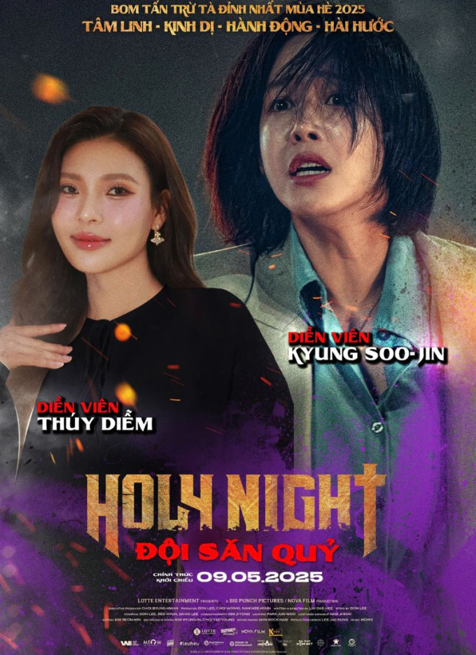 Lộ diện dàn diễn viên lồng tiếng cho bom tấn Holy Night: Đội săn quỷ khiến khán giả mong chờ