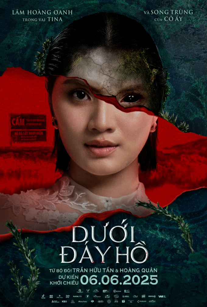 Phim Dưới đáy hồ hé lộ poster 7 nhân vật chính: Kay Trần - Thanh Duy đều có phiên bản song trùng