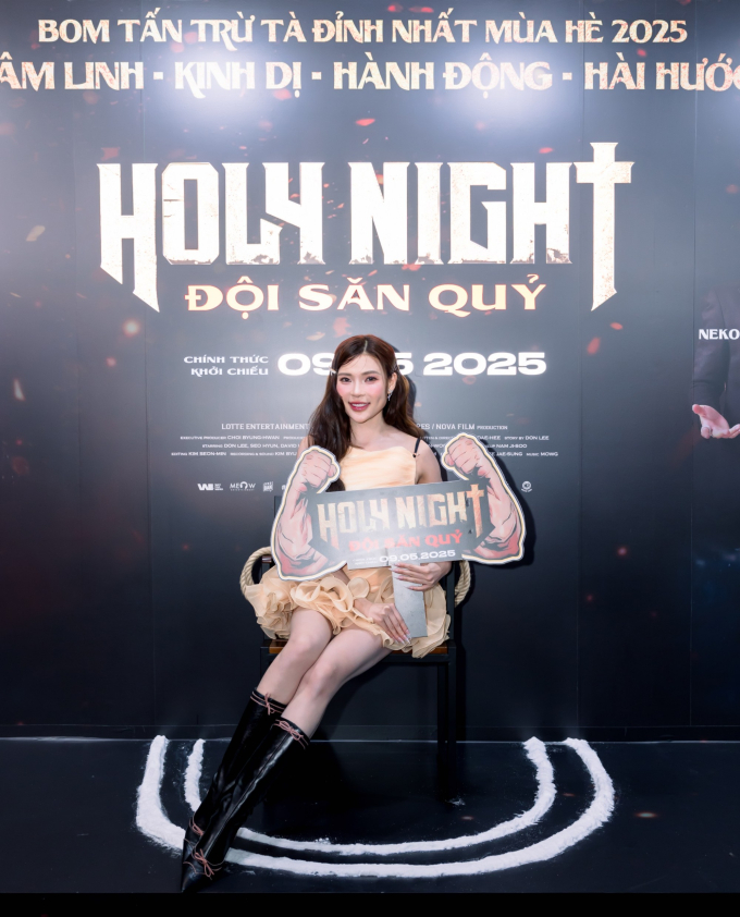Dàn sao lồng tiếng Thái Hòa - Kỳ Duyên - Misthy lần đầu thưởng thức trọn vẹn phim Holy Night: Đội săn quỷ