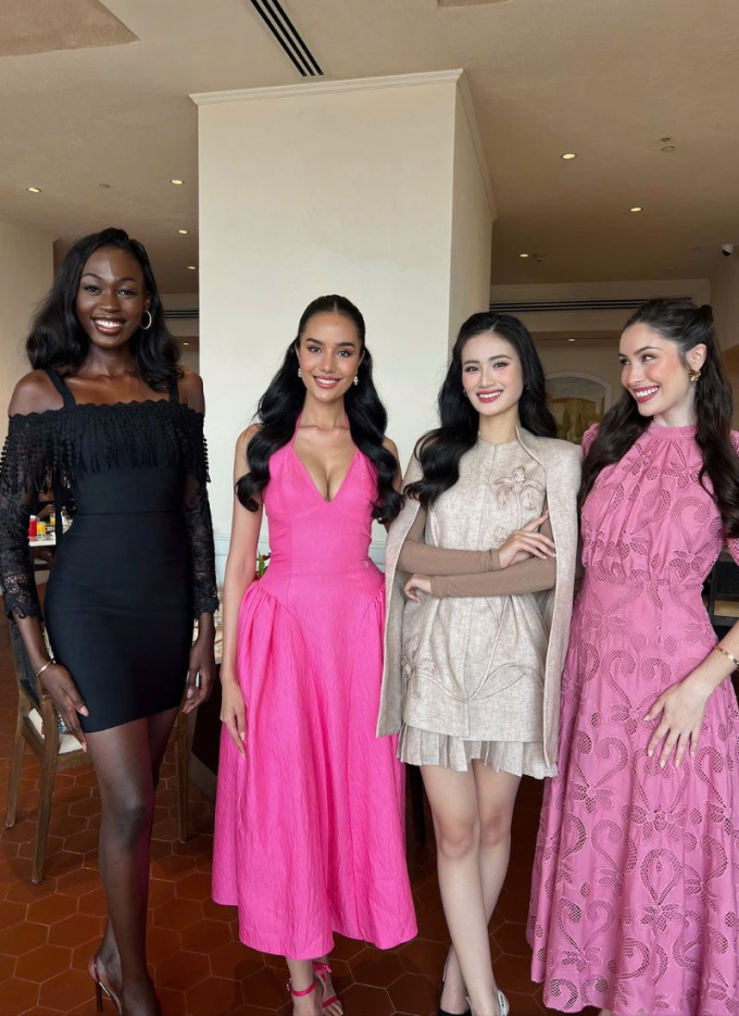 Ý Nhi chung phòng với người đẹp Thái Lan - Opal Suchata, gây sốt với loạt outfit tại Miss World 2025