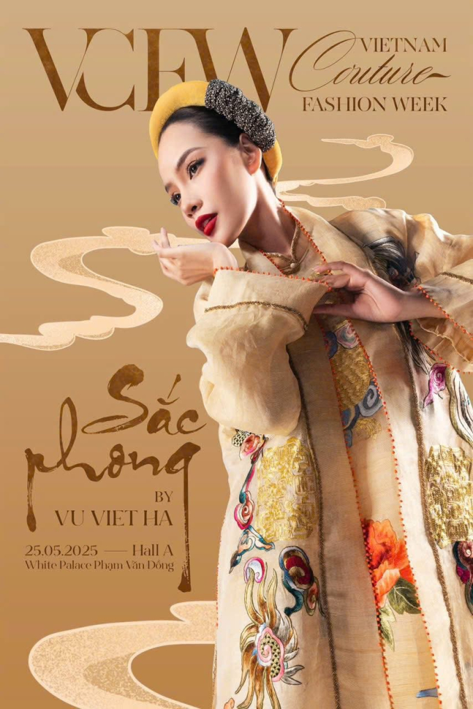 Lê Hoàng Phương càn quét 5 show tại Vietnam Couture Fashion Week với vai trò vedette - first face