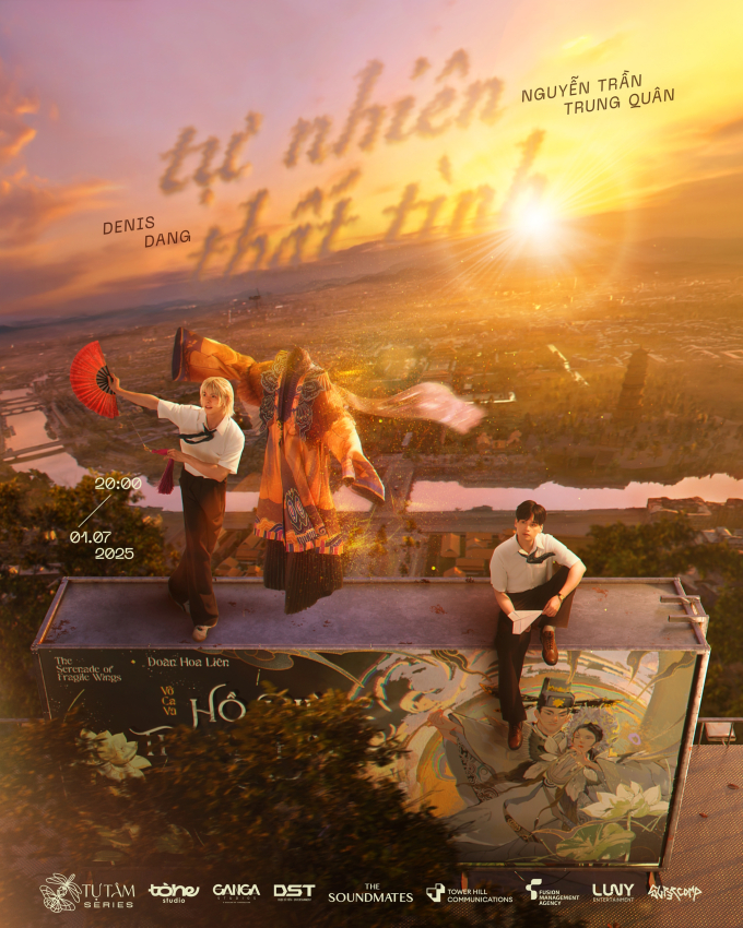 Nguyễn Trần Trung Quân - Denis Đặng tung poster Tự nhiên thất tình, fan cứ ngỡ nhá hàng phim điện ảnh