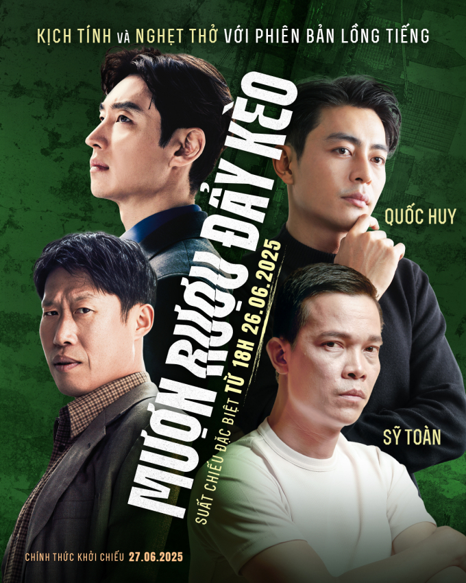“Thám Tử Kiên” Quốc Huy lồng tiếng vai chính của tài tử Lee Je-hoon trong phim Mượn rượu đẩy kèo