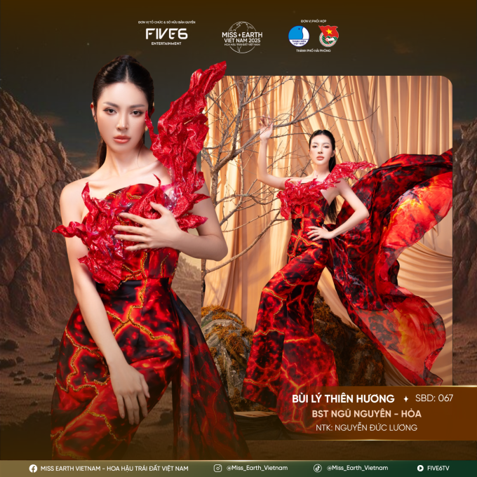 Miss Earth Vietnam 2025 lan tỏa thông điệp Vẻ đẹp tái sinh với loạt trang phục tái chế ấn tượng