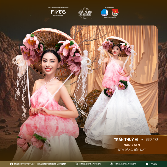 Miss Earth Vietnam 2025 lan tỏa thông điệp Vẻ đẹp tái sinh với loạt trang phục tái chế ấn tượng